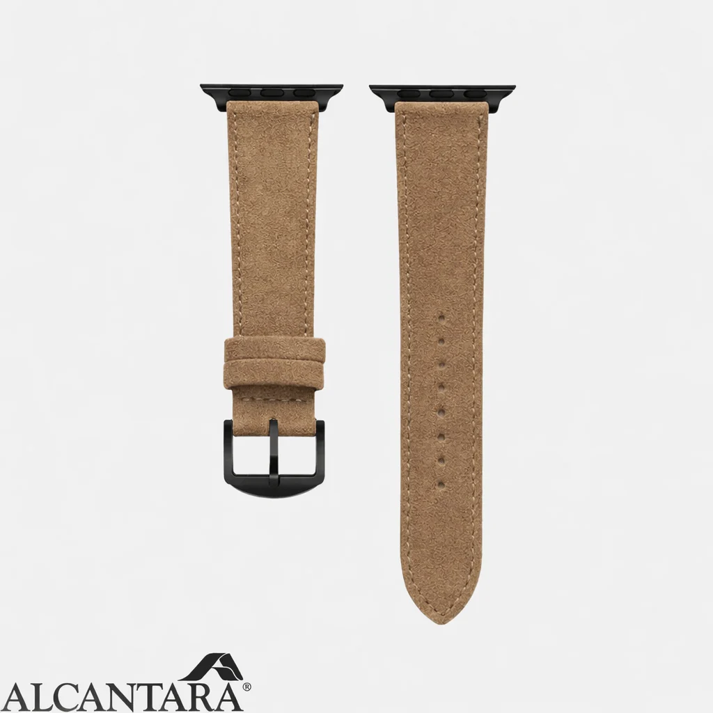 Alcantara – Apple Watch Armband in Beige - Image 10