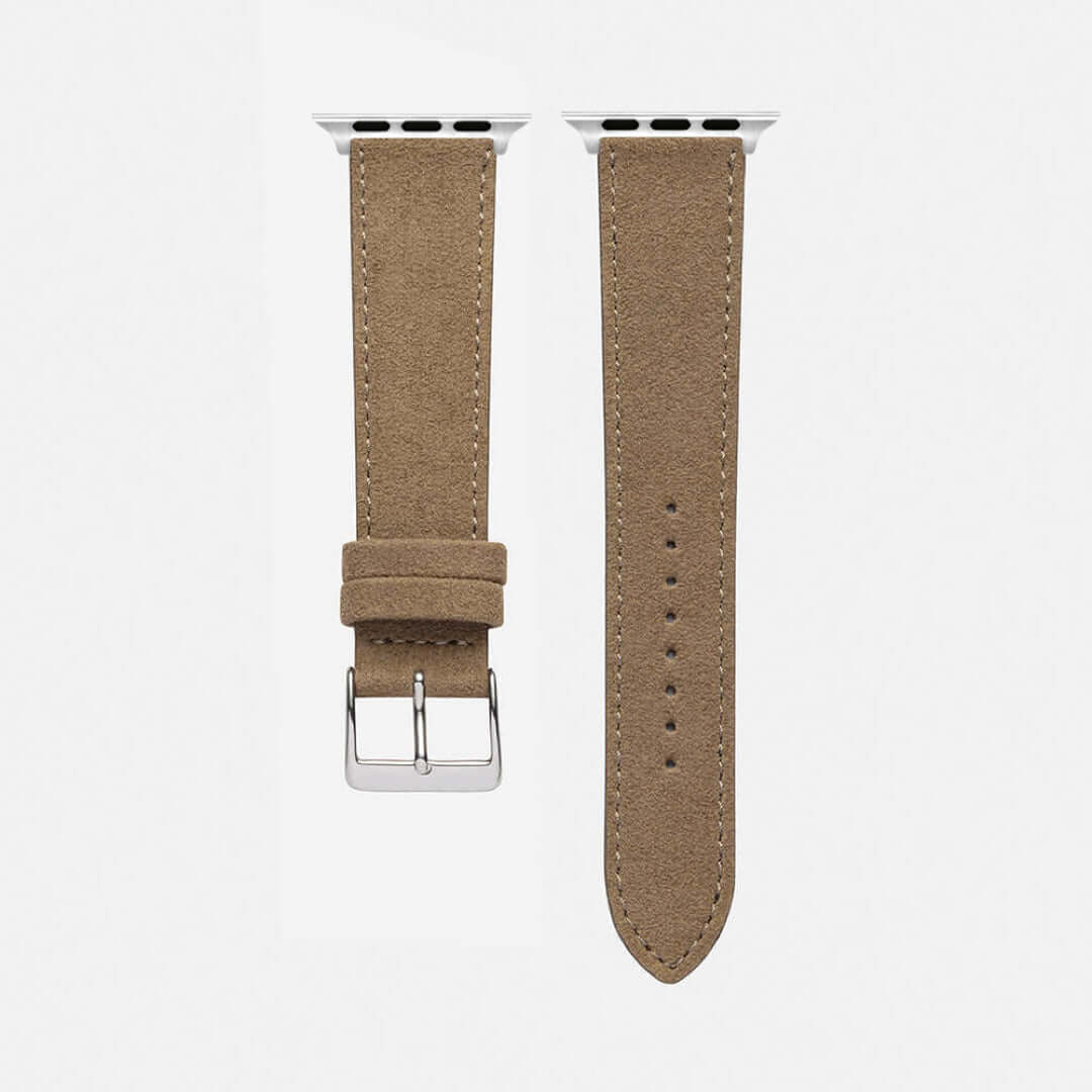 Alcantara – Apple Watch Armband in Beige - Image 6