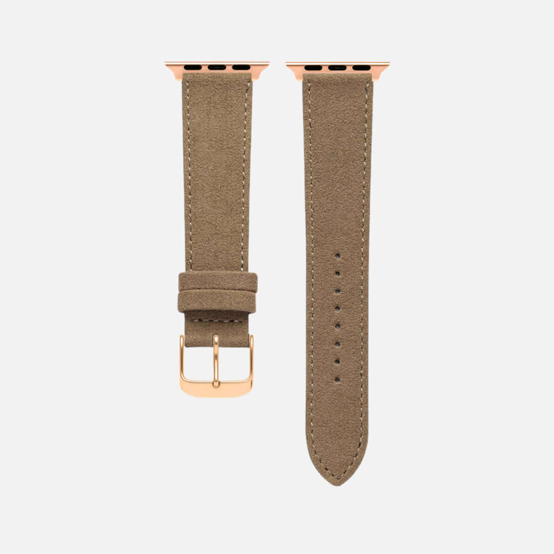 Alcantara – Apple Watch Armband in Beige - Image 8