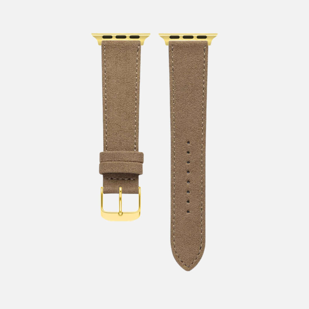 Alcantara – Apple Watch Armband in Beige - Image 9