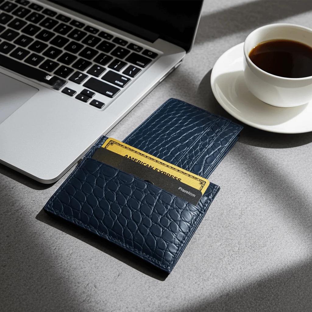 Louisiana Slim Kredit Karten Etui Blue - Image 3