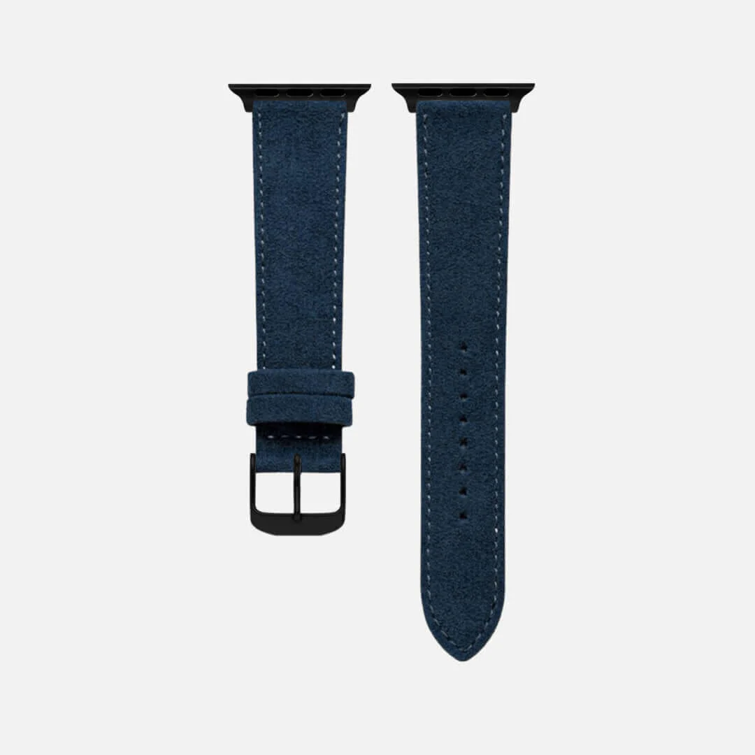 Alcantara – Apple Watch Armband in Blau - Image 5