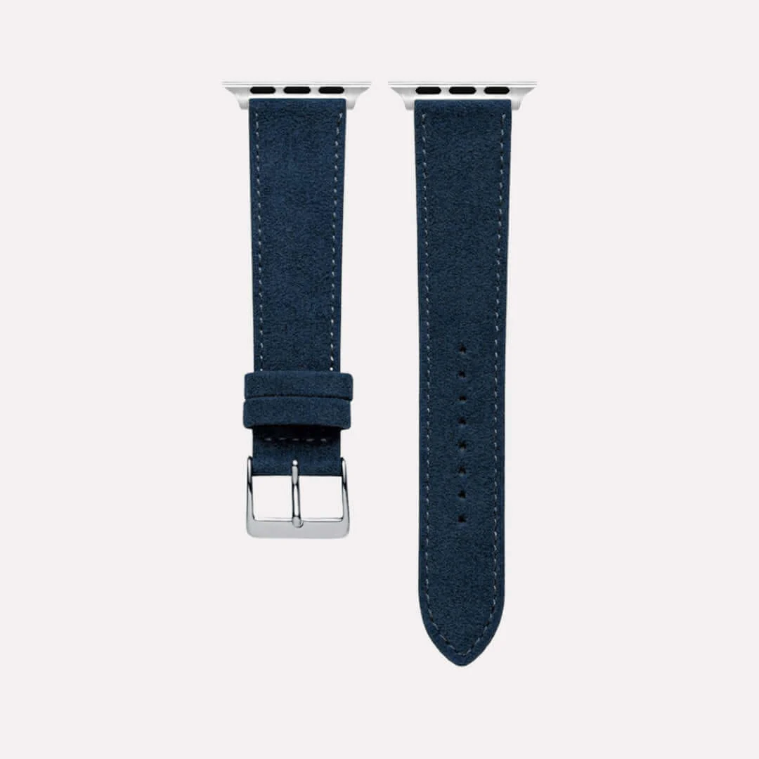 Alcantara – Apple Watch Armband in Blau - Image 8
