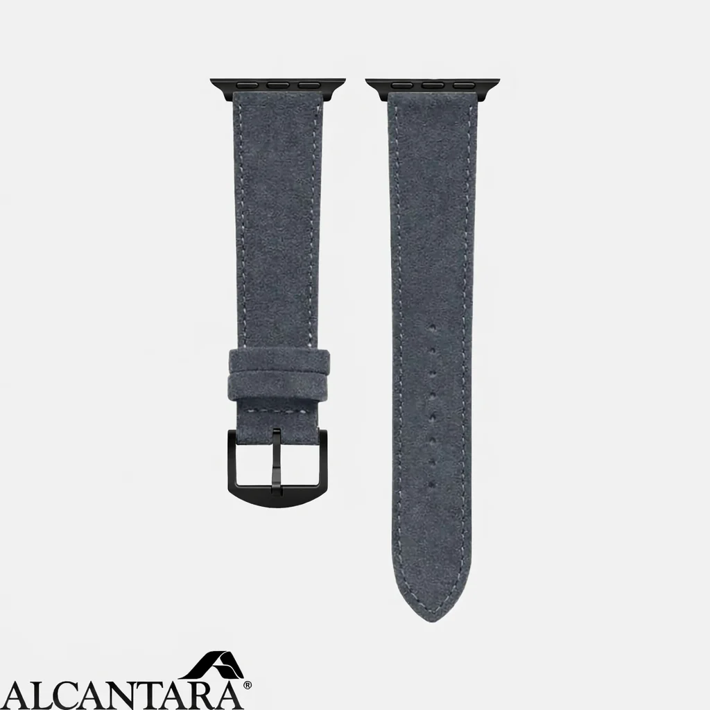Alcantara – Apple Watch Armband in Dunkelgrau - Image 11