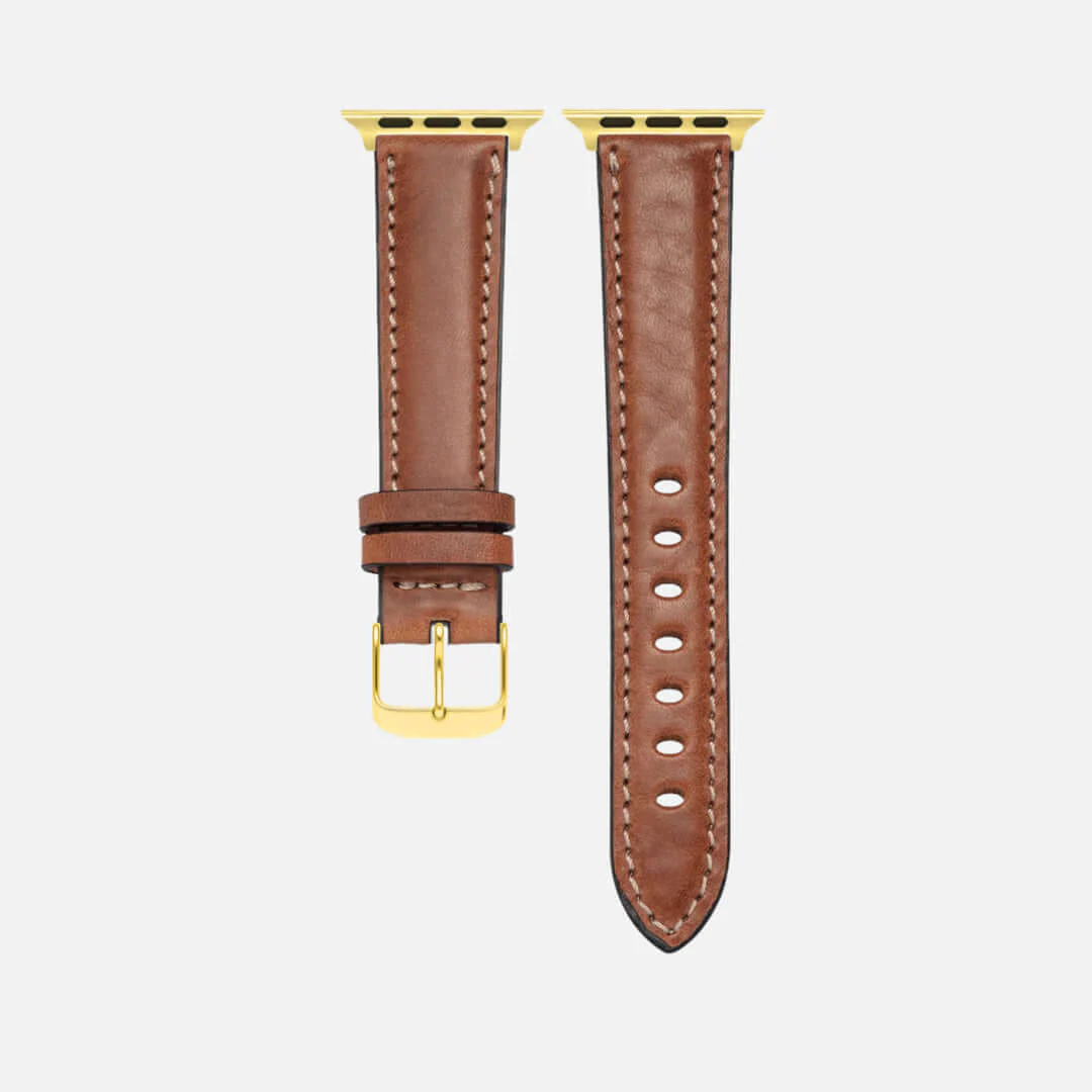 Apple Watch Lederarmband Casablanca – Hellbraun - Image 6