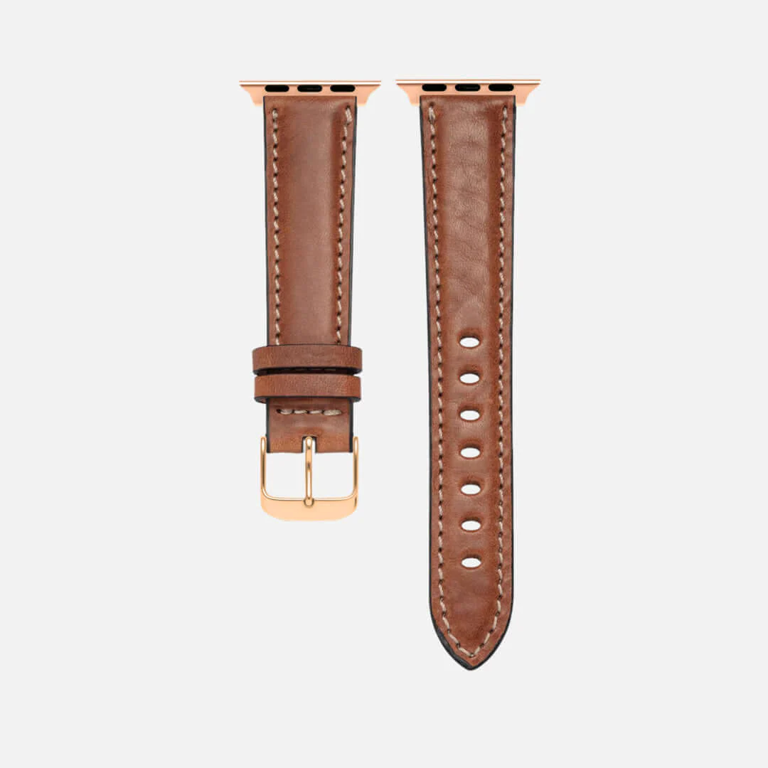 Apple Watch Lederarmband Casablanca – Hellbraun - Image 7