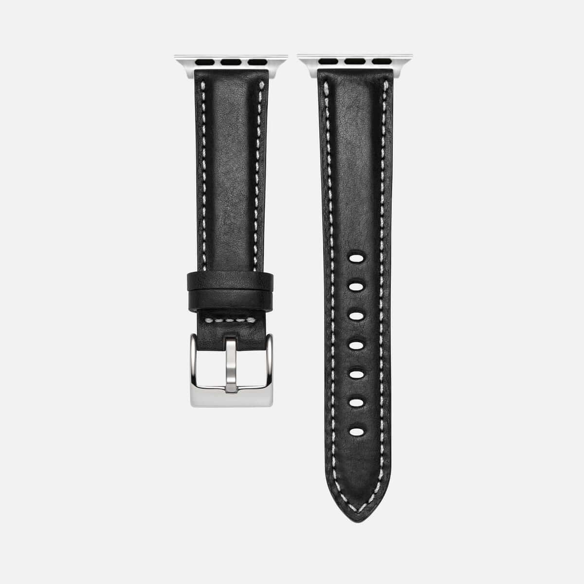 Apple Watch Lederarmband Casablanca – Schwarz - Image 5