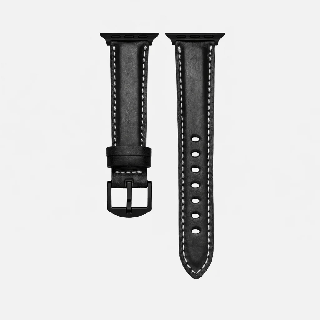 Apple Watch Lederarmband Casablanca – Schwarz - Image 7