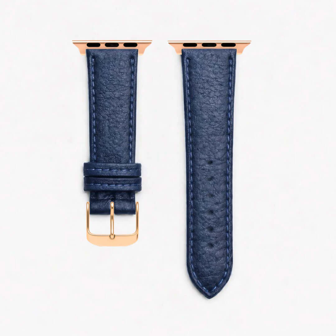 Apple Watch Stierlederarmband Torro Blau - Image 6