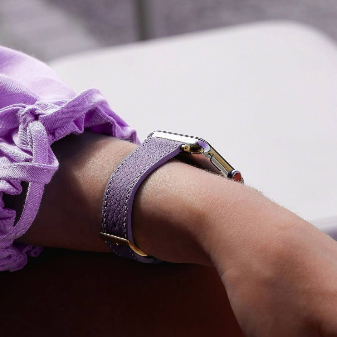Flieder kurzes Apple Watch Armband- Biarritz - Image 3