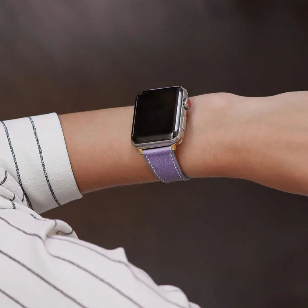 Flieder kurzes Apple Watch Armband- Biarritz - Image 4