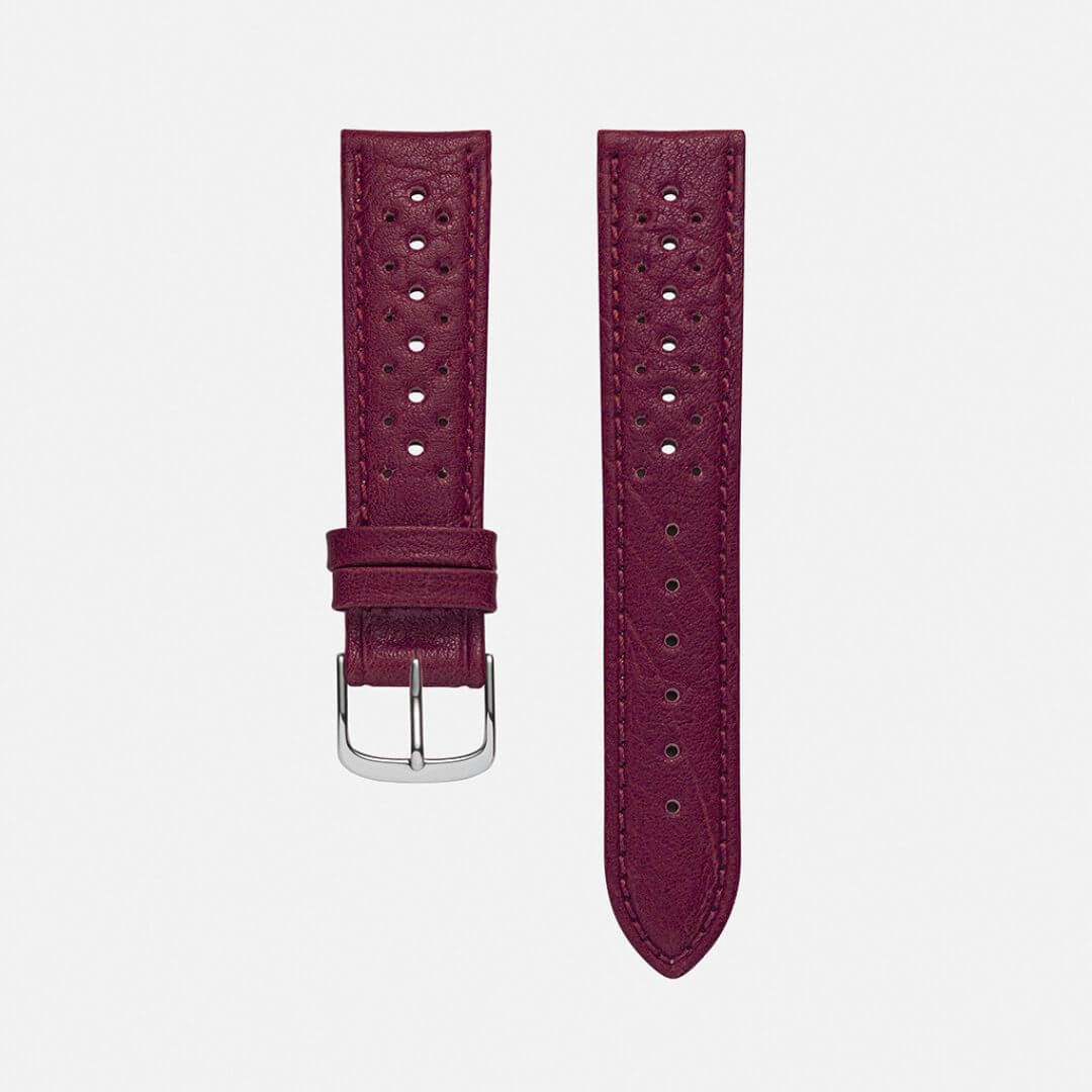Monza – Uhrenarmband aus Leder im Racing-Stil mit Lochung - Image 12