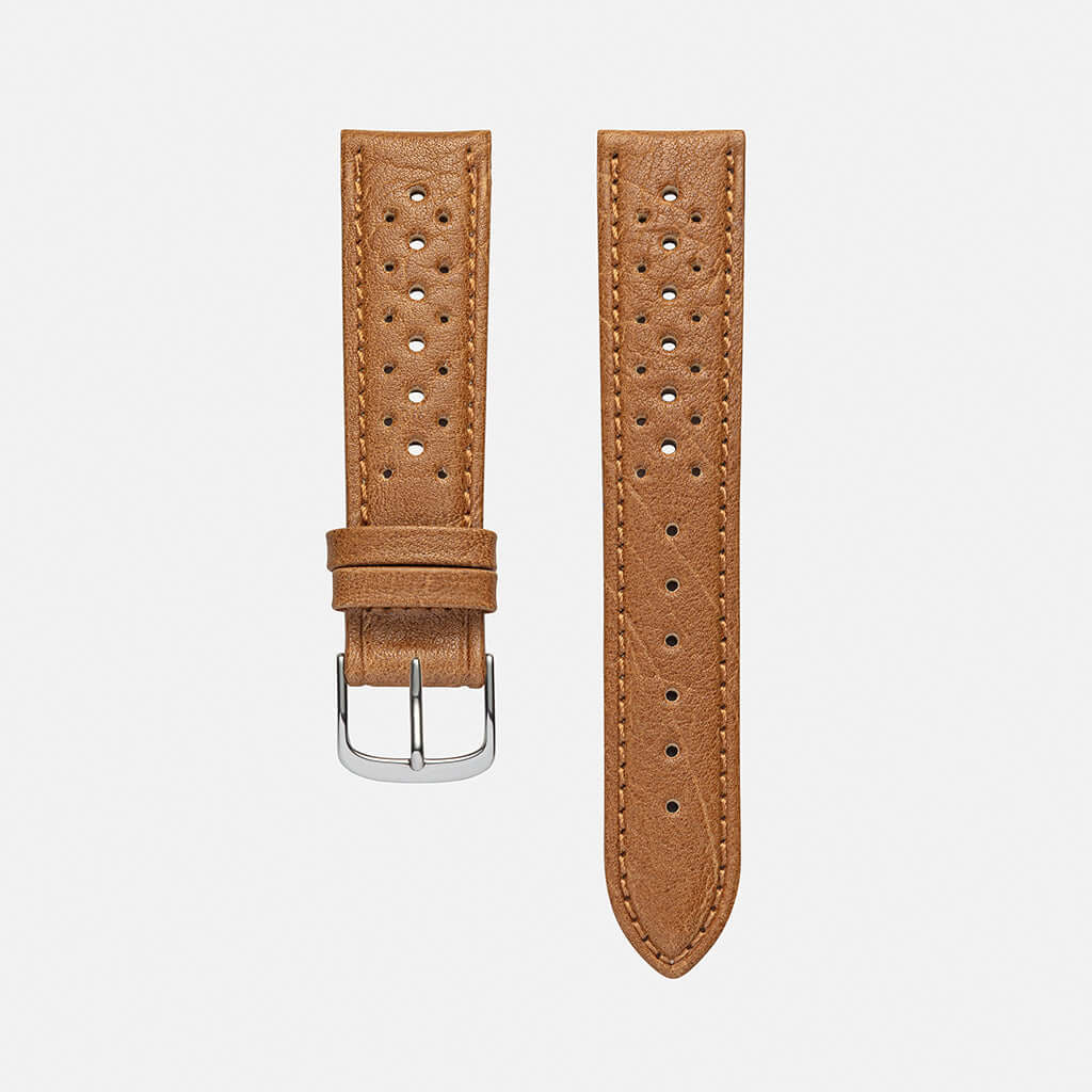 Monza – Uhrenarmband aus Leder im Racing-Stil mit Lochung - Image 14