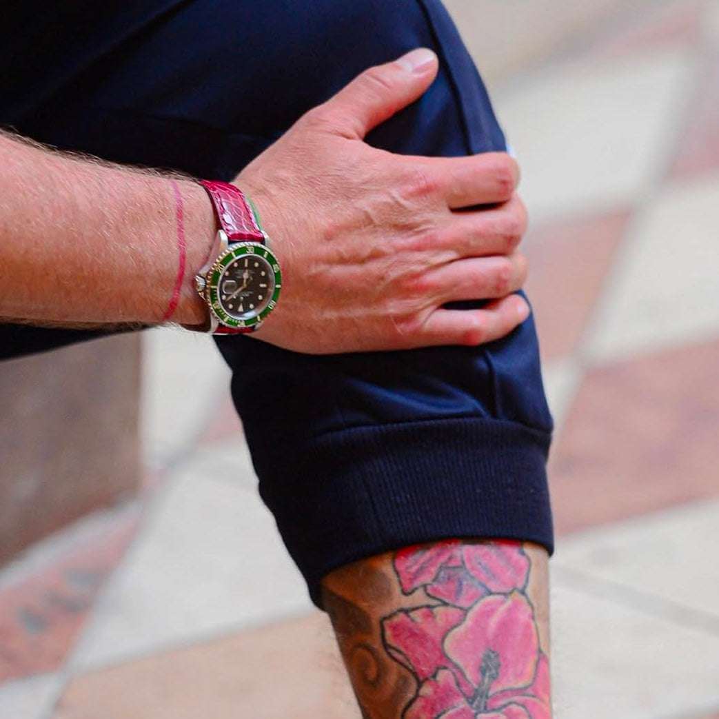 Bright – Uhrenarmband aus glänzendem Alligatorleder aus Louisiana - Image 12