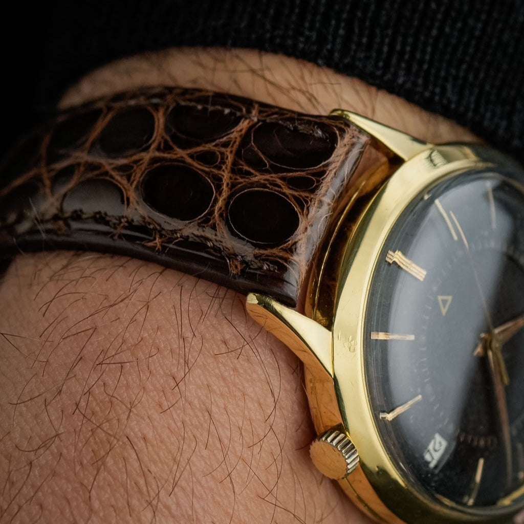 Bright – Uhrenarmband aus glänzendem Alligatorleder aus Louisiana - Image 2