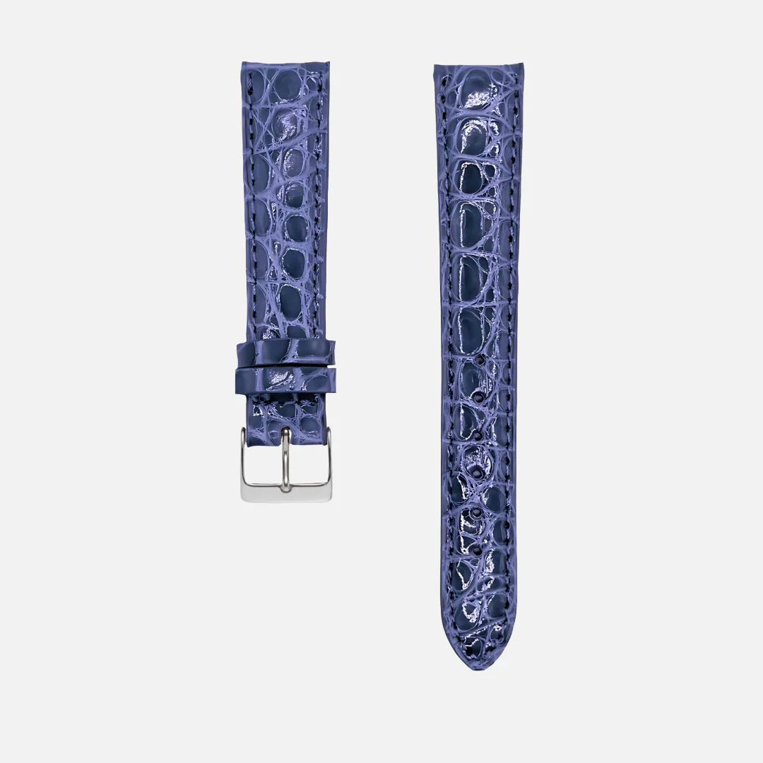 Bright – Uhrenarmband aus glänzendem Alligatorleder aus Louisiana - Image 20