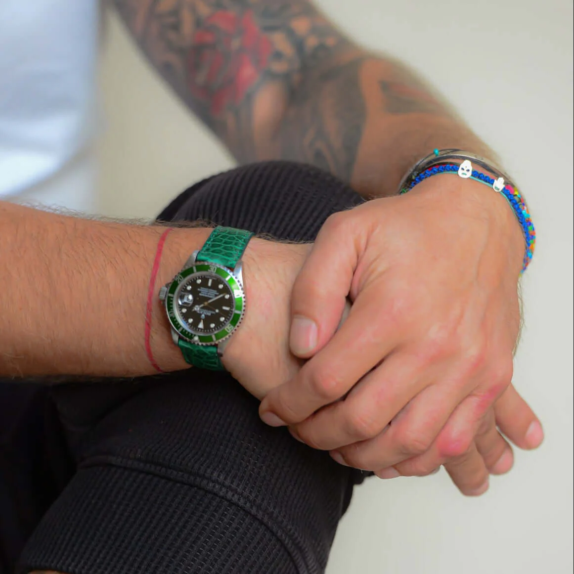 Bright – Uhrenarmband aus glänzendem Alligatorleder aus Louisiana - Image 28