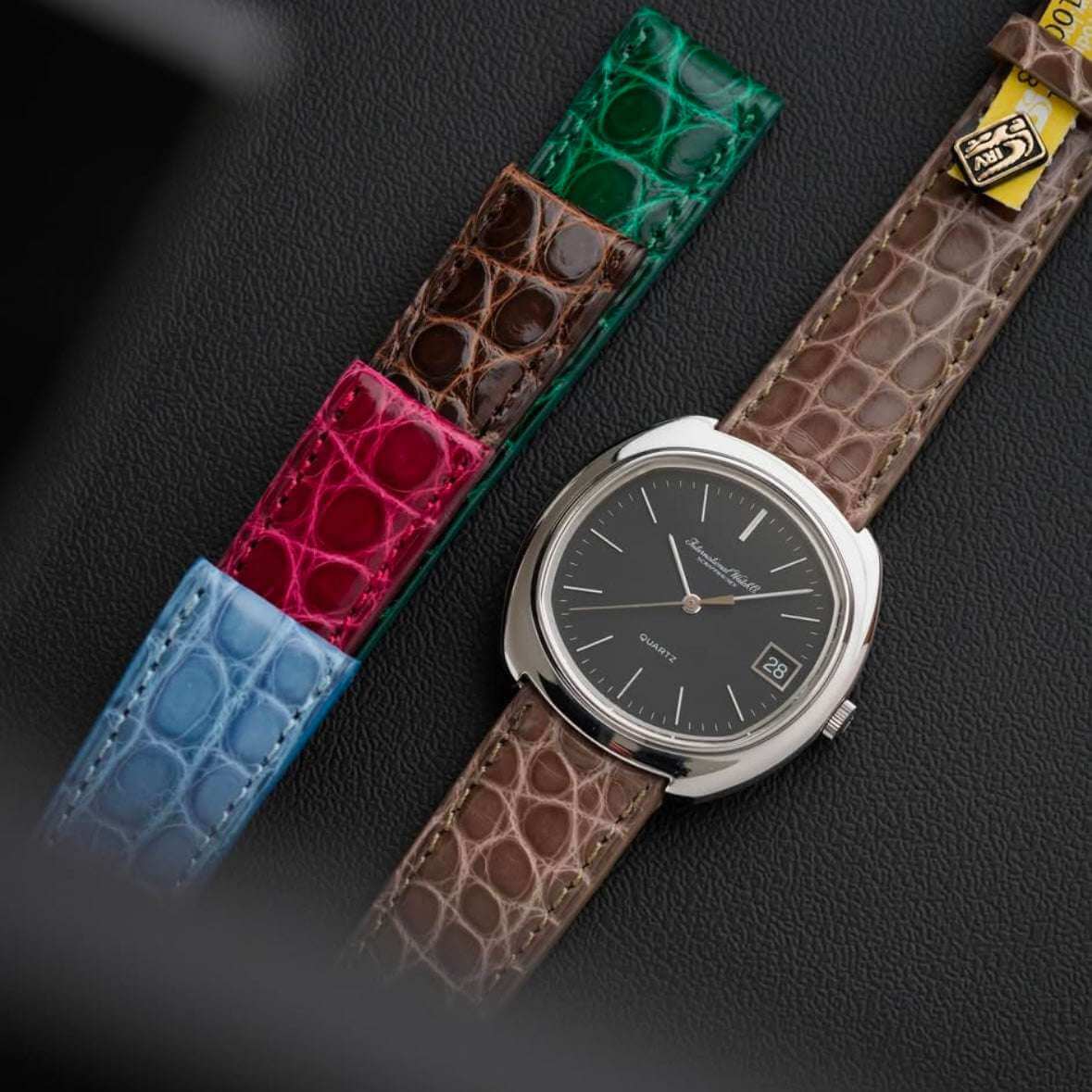 Bright – Uhrenarmband aus glänzendem Alligatorleder aus Louisiana - Image 31