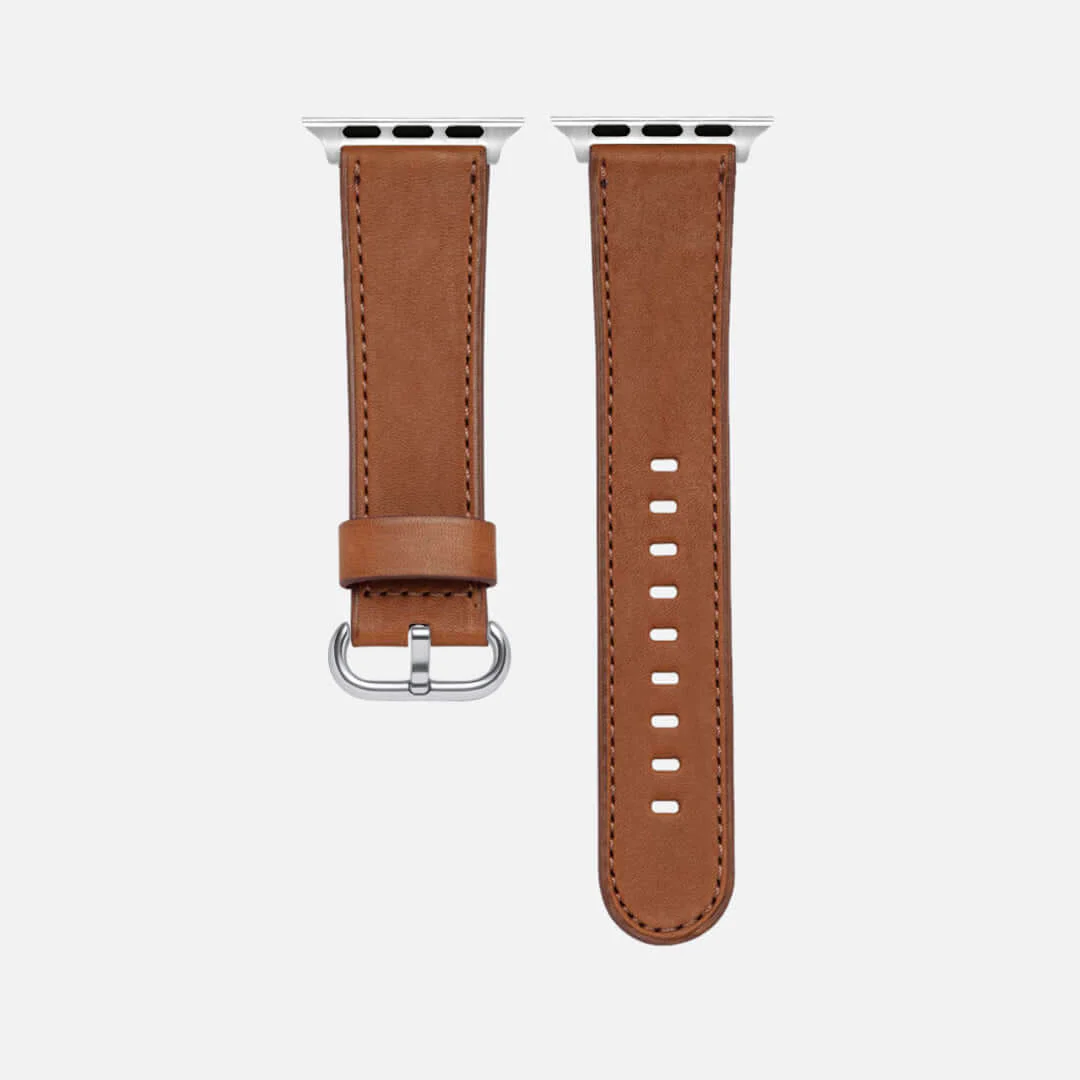 Sattelbraunes Apple Watch Armband Leder - Bidart - Image 10