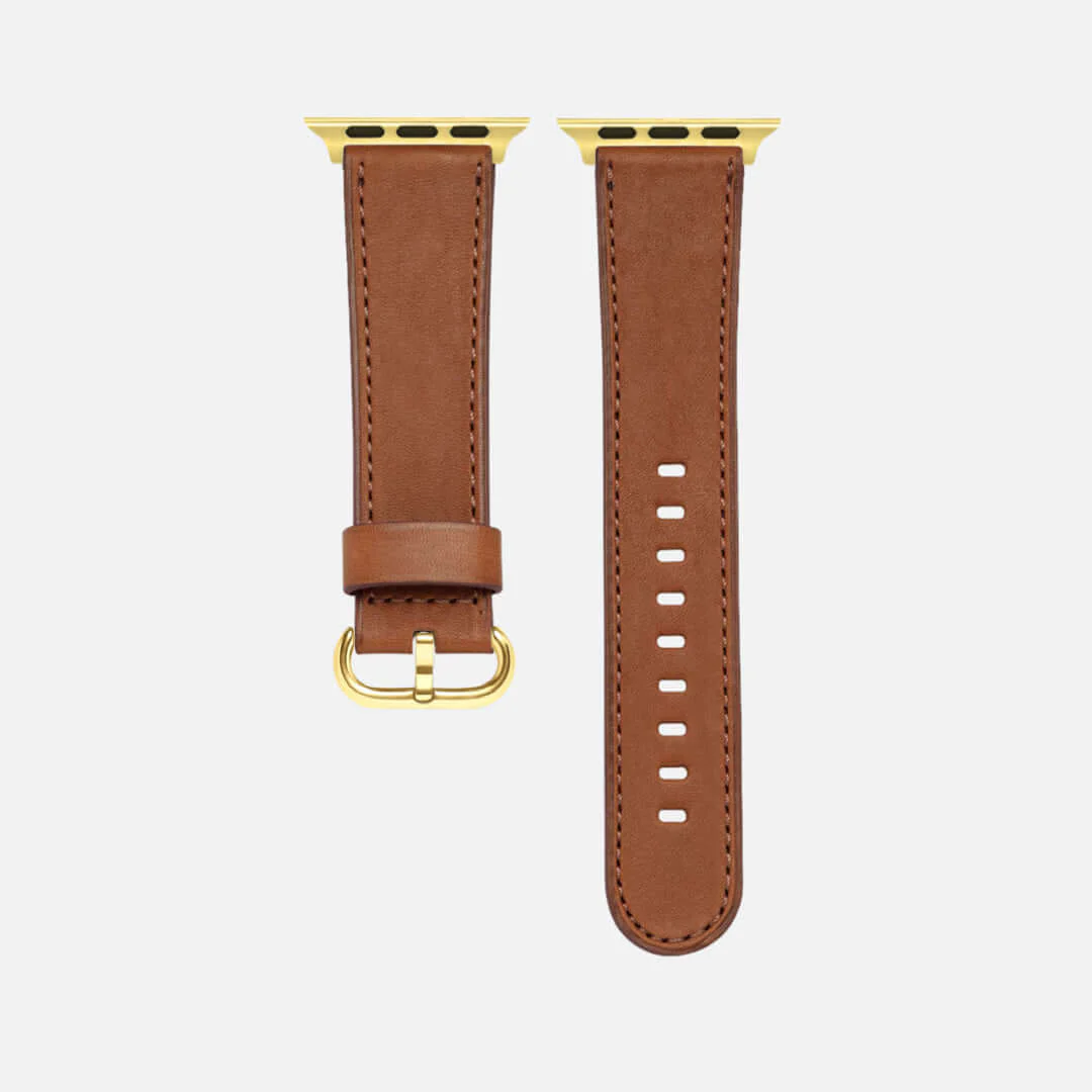Sattelbraunes Apple Watch Armband Leder - Bidart - Image 11