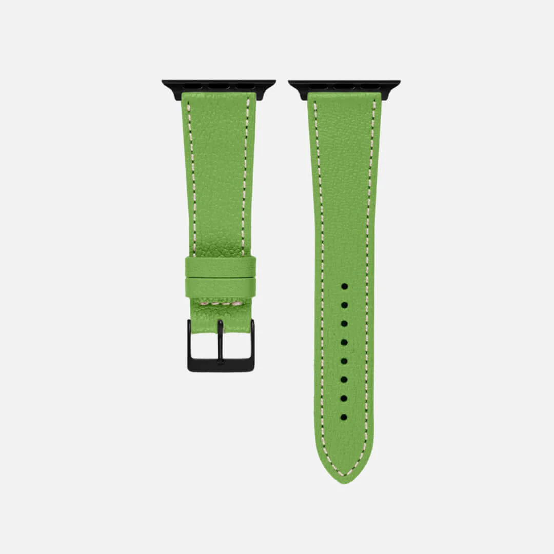 Hellgrünes kurzes Apple Watch Armband- Biarritz - Image 3
