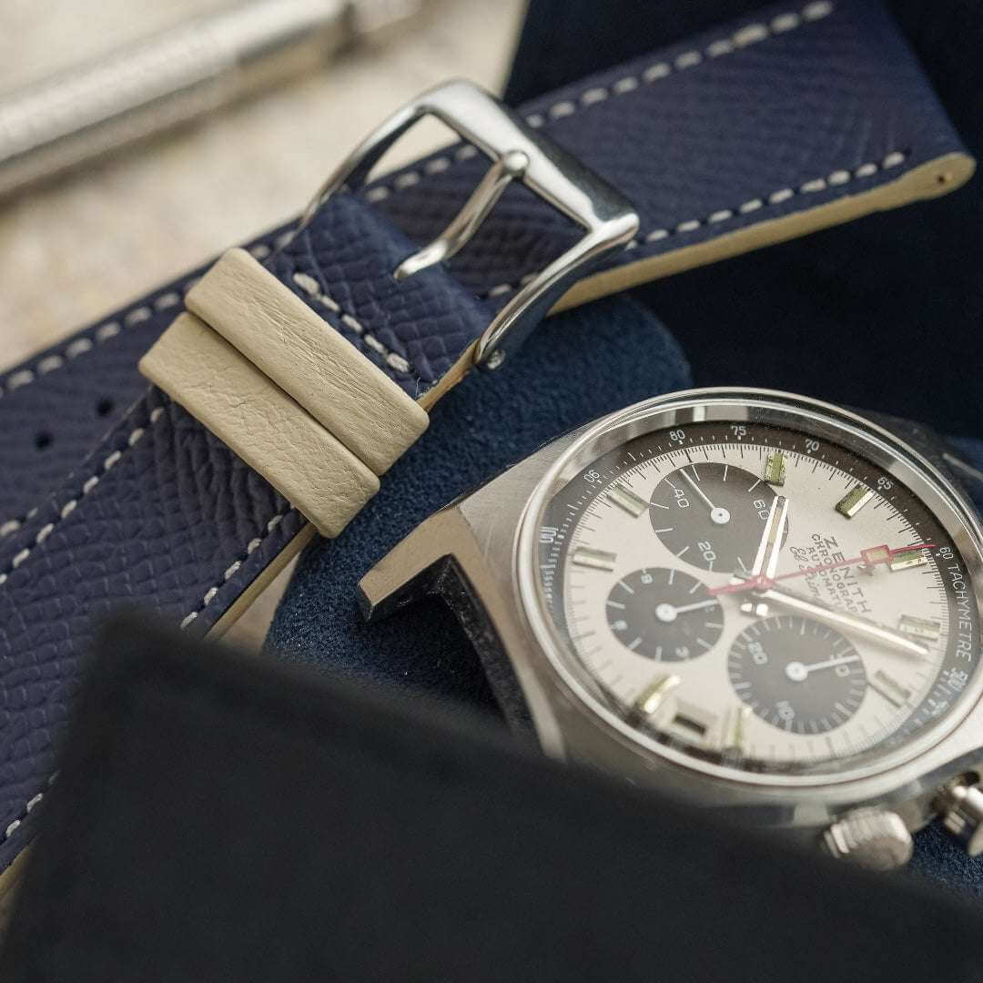 Epsom – Armband aus edlem Kalbleder mit beigen Akzenten - Image 11