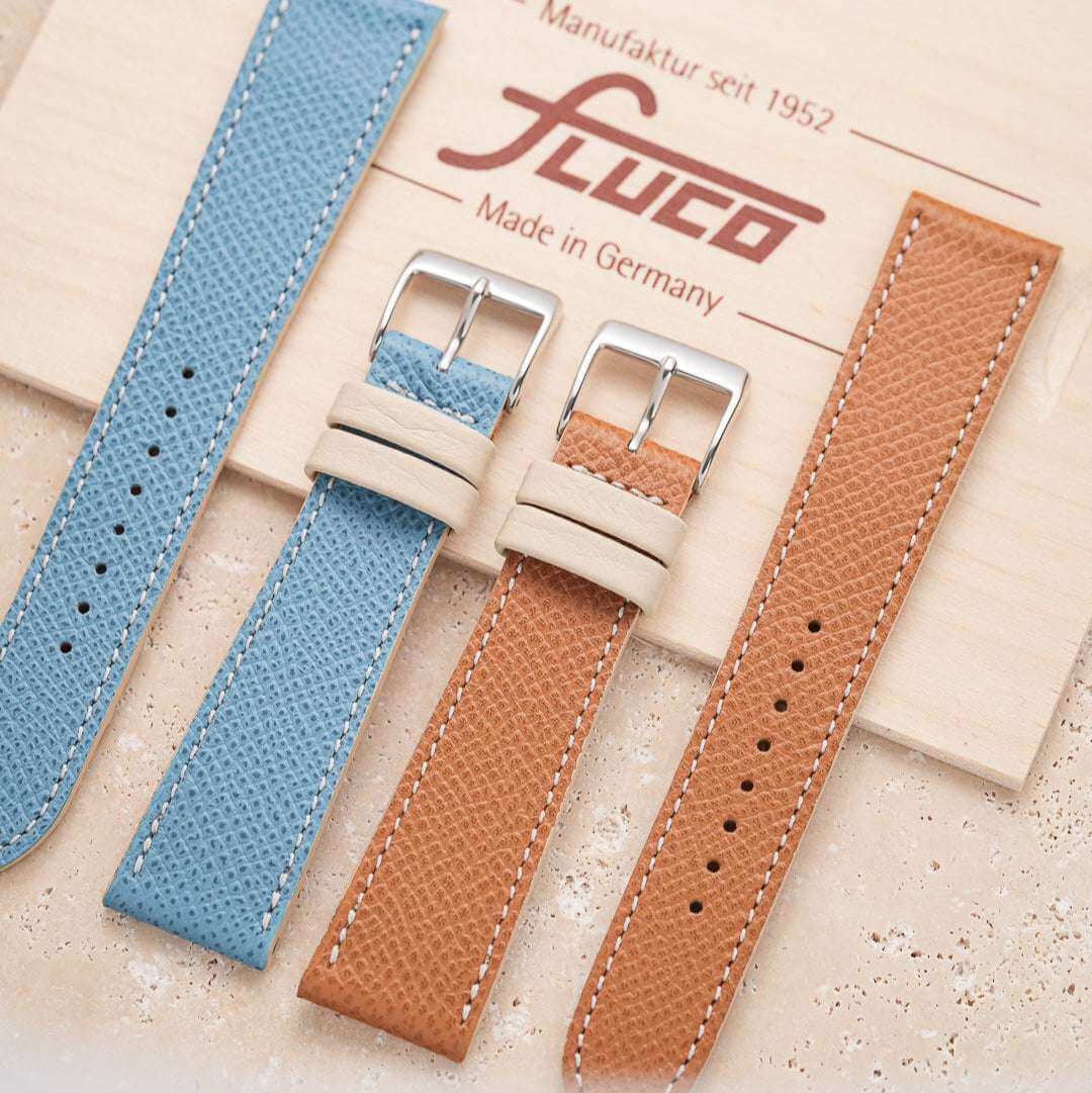 Epsom – Armband aus edlem Kalbleder mit beigen Akzenten - Image 6