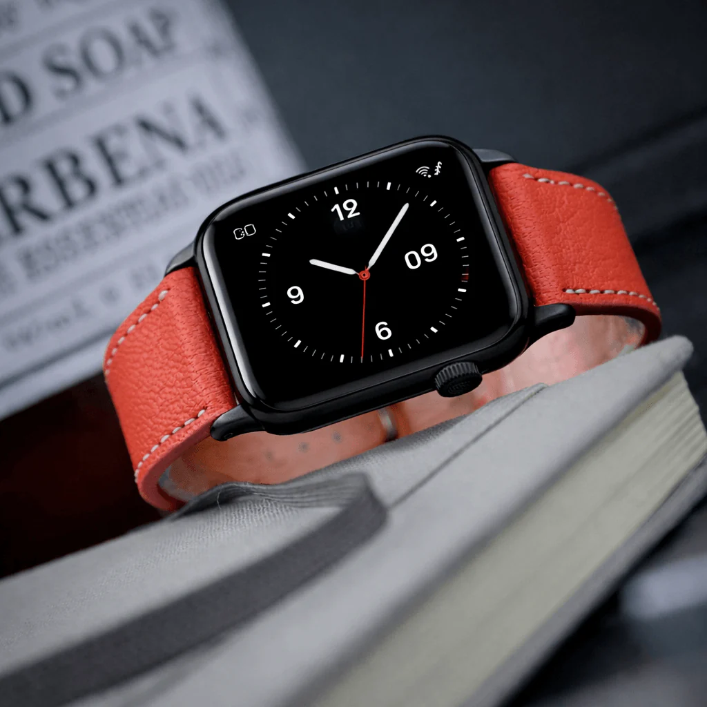 Lachs kurzes Apple Watch Armband- Biarritz - Image 2