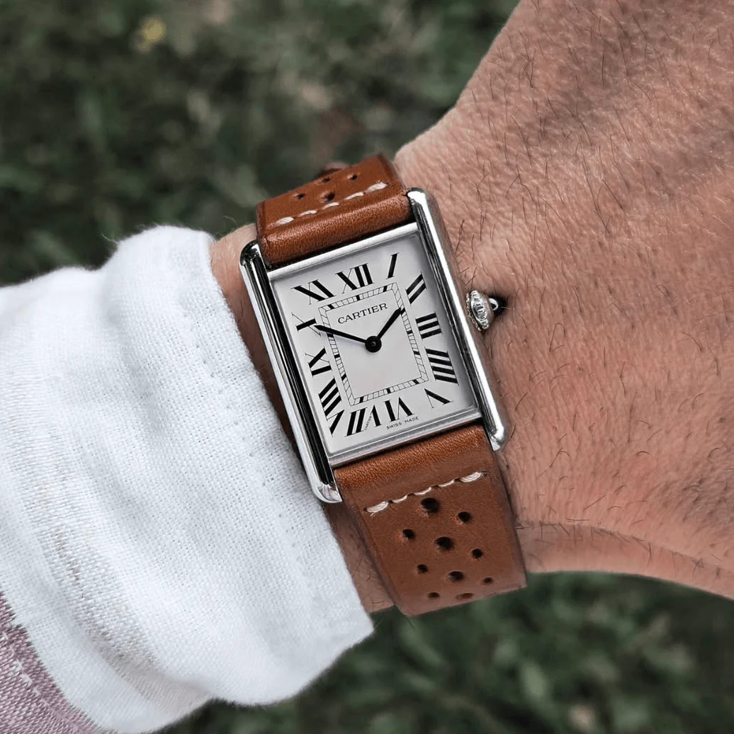 Paris Racing – Armband aus Barenia-Leder mit sportlicher Lochprägung - Image 14