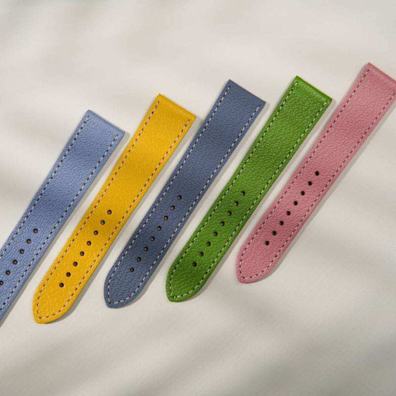 Biarritz Bunt – Armband aus französischem Ziegenleder in kurzer Ausführung - Image 35