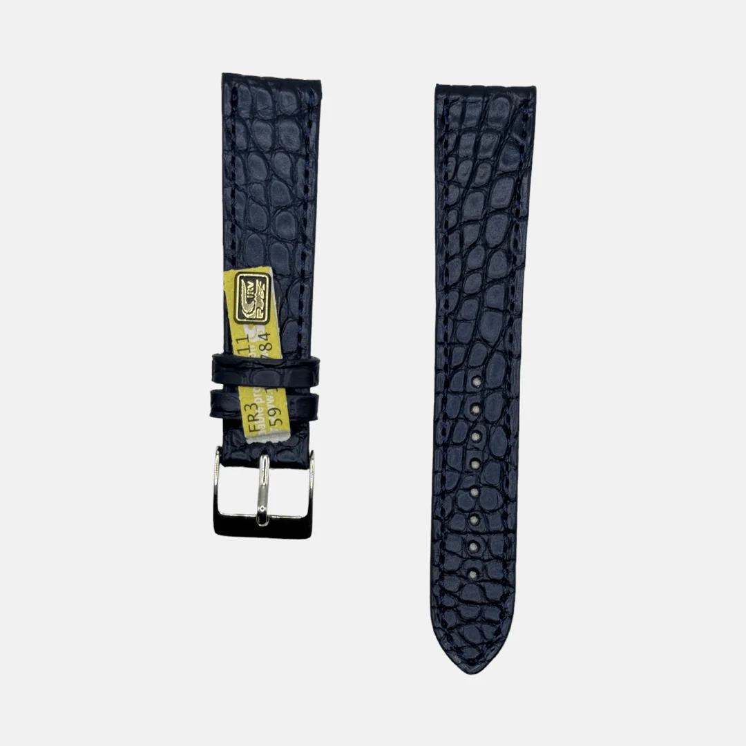 New Orleans – Flaches Uhrenarmband aus Louisiana-Alligatorleder kurze Länge 18mm - Image 7