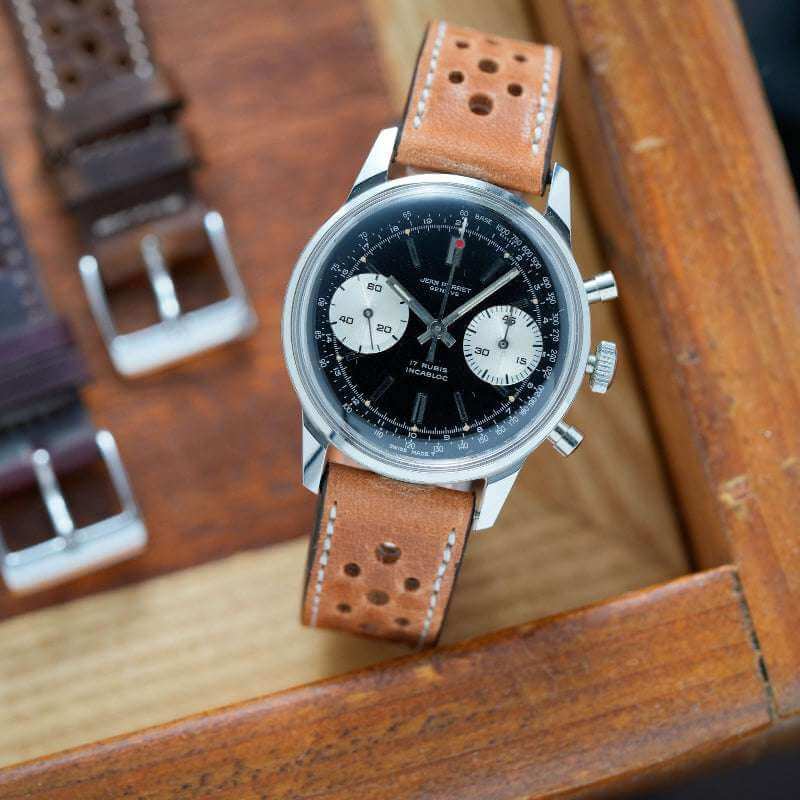Dublin Rallye – Armband aus Horween Dublin Leder mit Rallye-Optik - Image 6