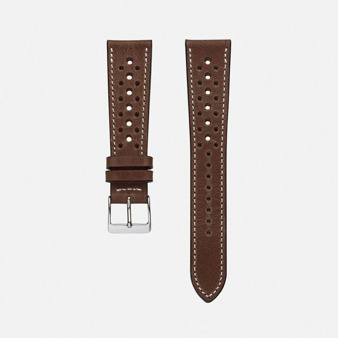 Dublin Rallye – Armband aus Horween Dublin Leder mit Rallye-Optik - Image 7