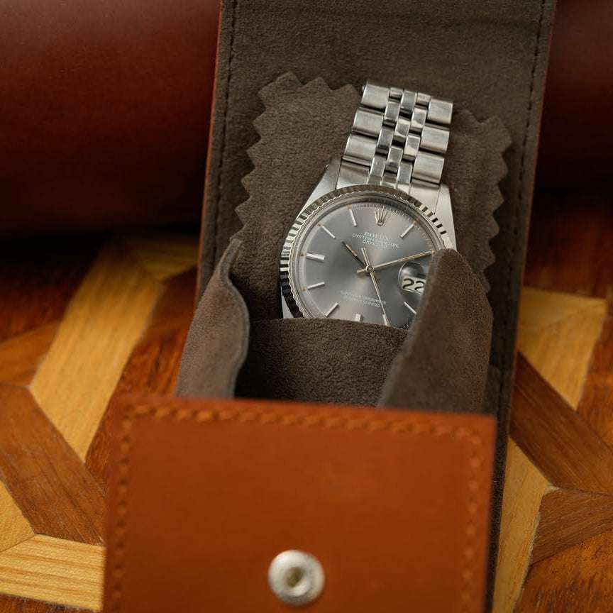 Uhrenetui eine Uhr aus Barenialeder - Image 13