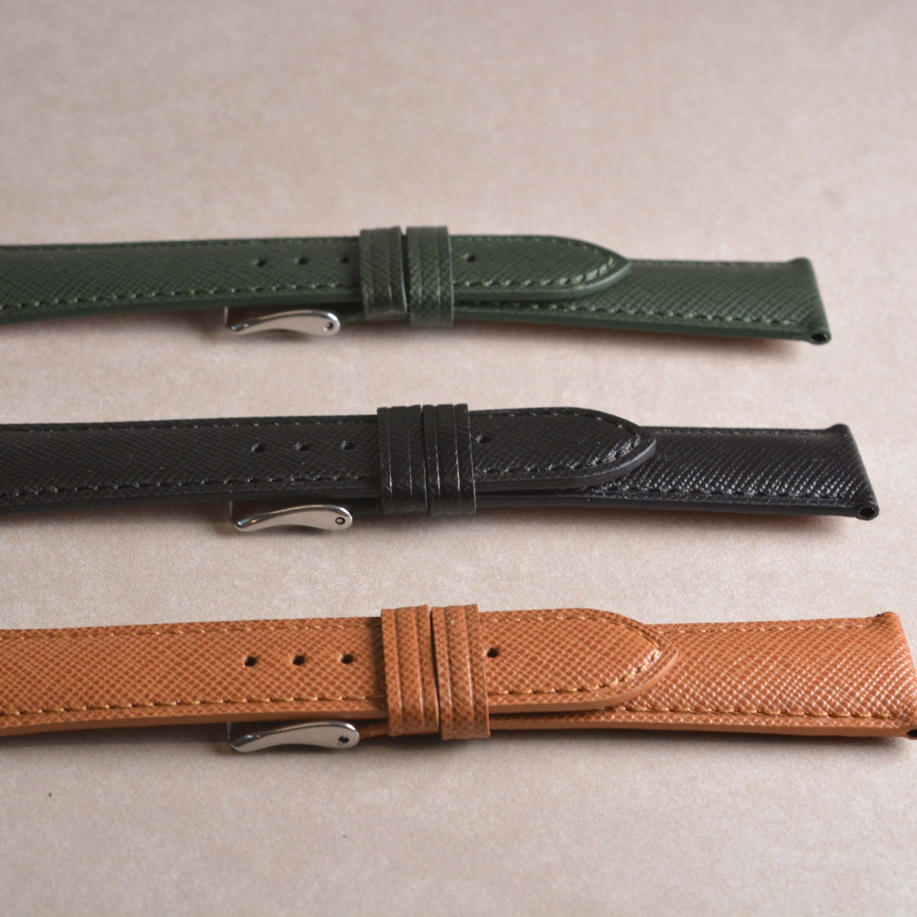 Saffiano – Uhrenarmband mit charakteristischer Saffiano Kreuzprägung - Image 25