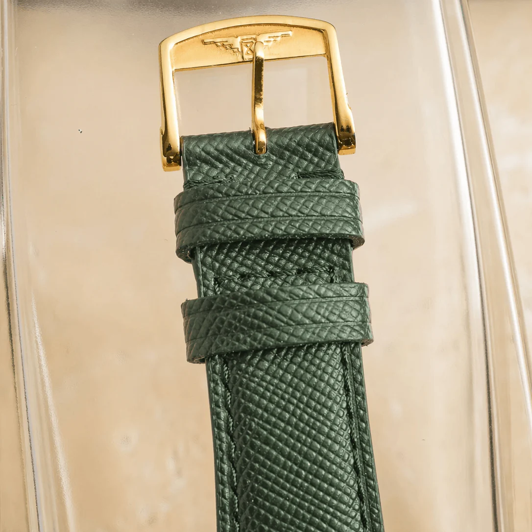 Saffiano – Uhrenarmband mit charakteristischer Saffiano Kreuzprägung - Image 5