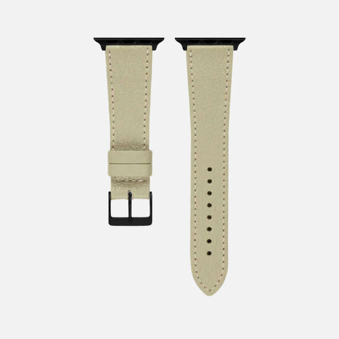 Taupe kurzes Apple Watch Armband- Biarritz - Image 3