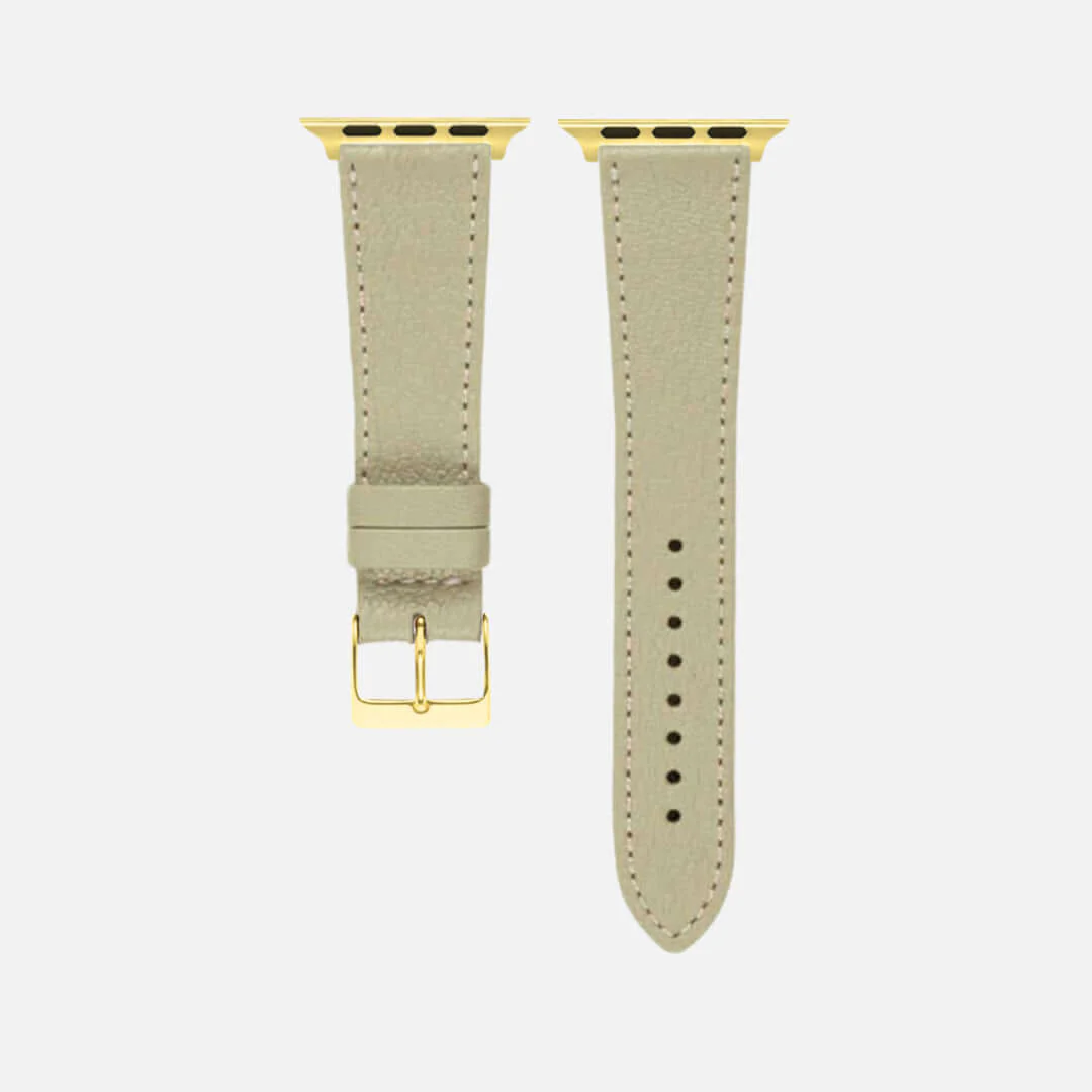Taupe kurzes Apple Watch Armband- Biarritz - Image 4