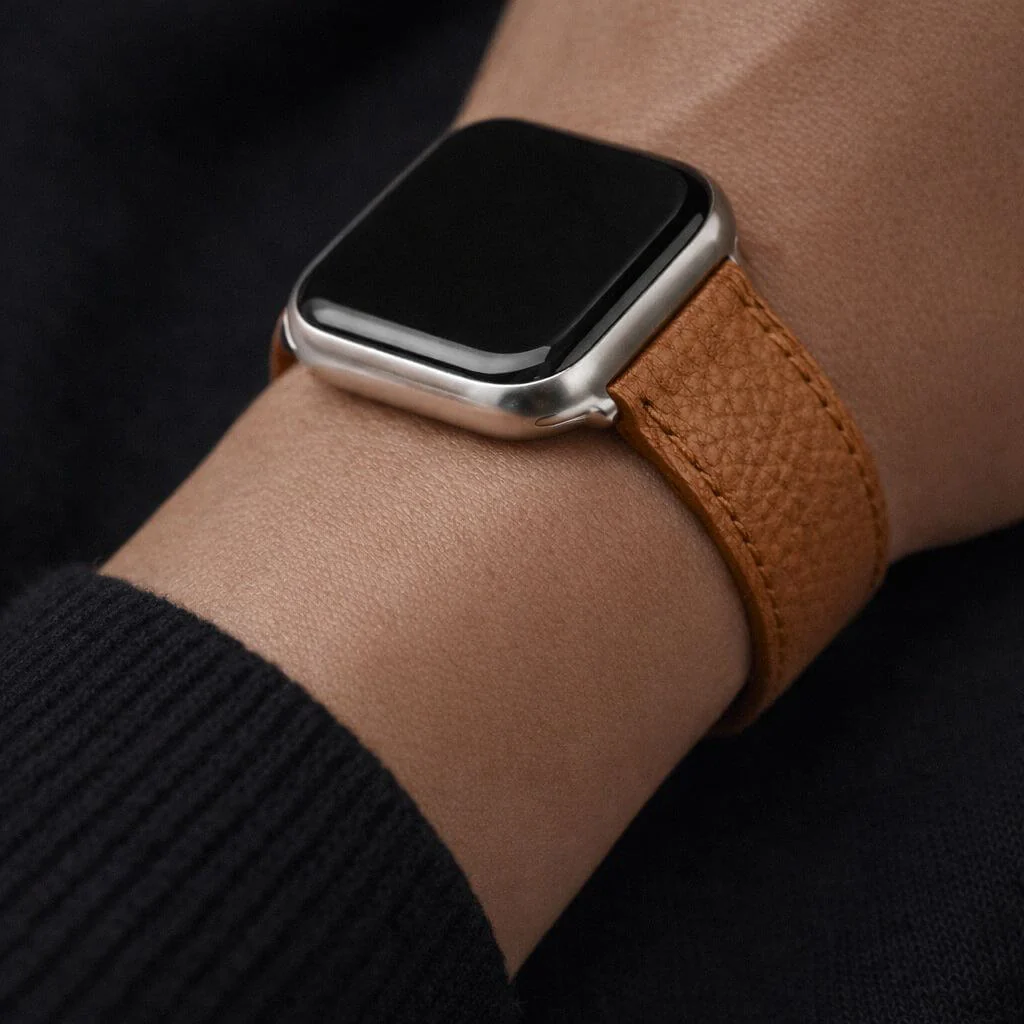 Uhrenarmband Apple Watch – Handgefertigtes Hirschleder - Image 15