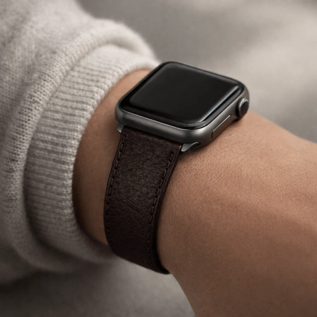 Uhrenarmband Apple Watch – Handgefertigtes Hirschleder - Image 18