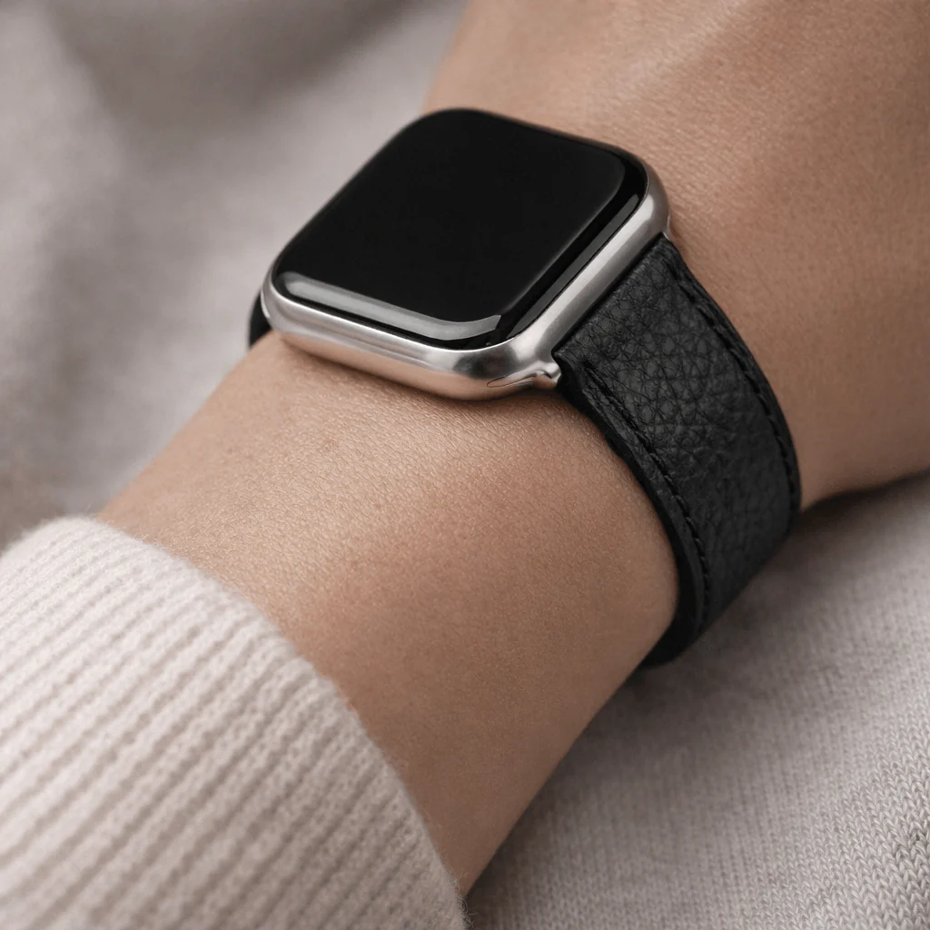 Uhrenarmband Apple Watch – Handgefertigtes Hirschleder - Image 3