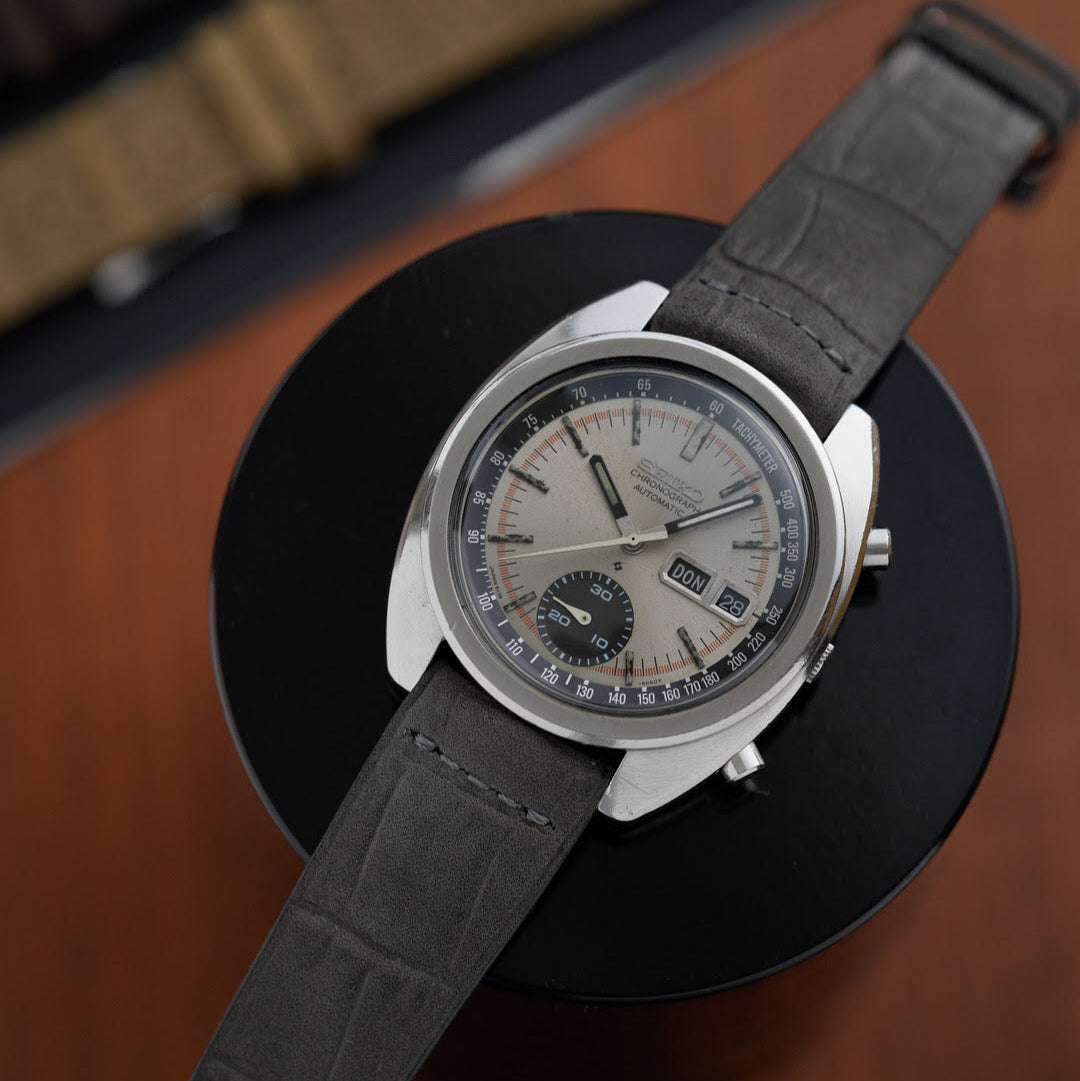 Dakkar – Uhrenarmband aus italienischem Nubukleder mit Krokoprägung - Image 7