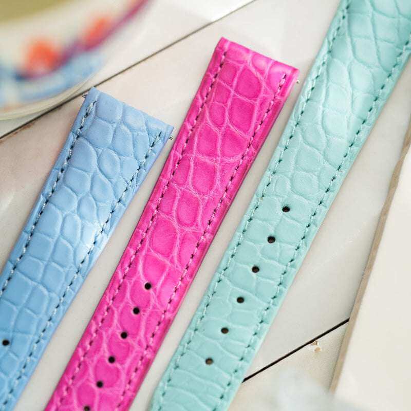 Frosted – Armband aus edlem, matt gefinishtem Louisiana-Alligatorleder - Image 23