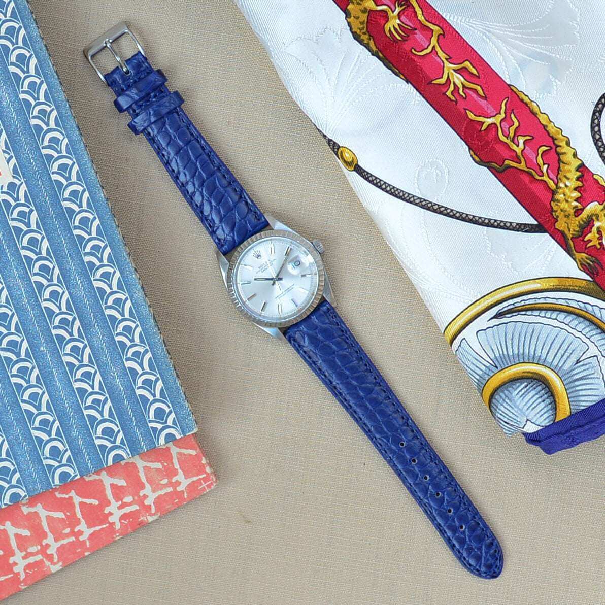 Frosted – Armband aus edlem, matt gefinishtem Louisiana-Alligatorleder - Image 42
