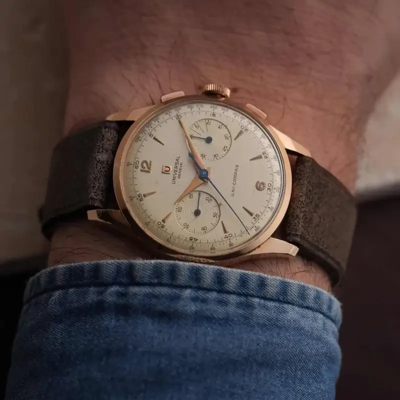 Sparta – Uhrenarmband aus Leder mit geprägter Rille - Image 2