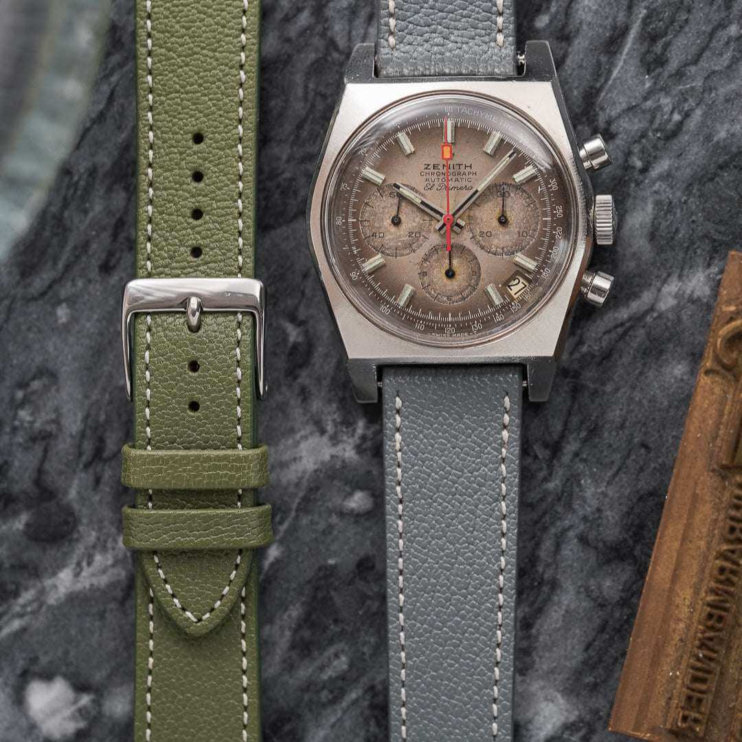 Biarritz – Uhrenarmband aus französischem Ziegenleder - Image 5