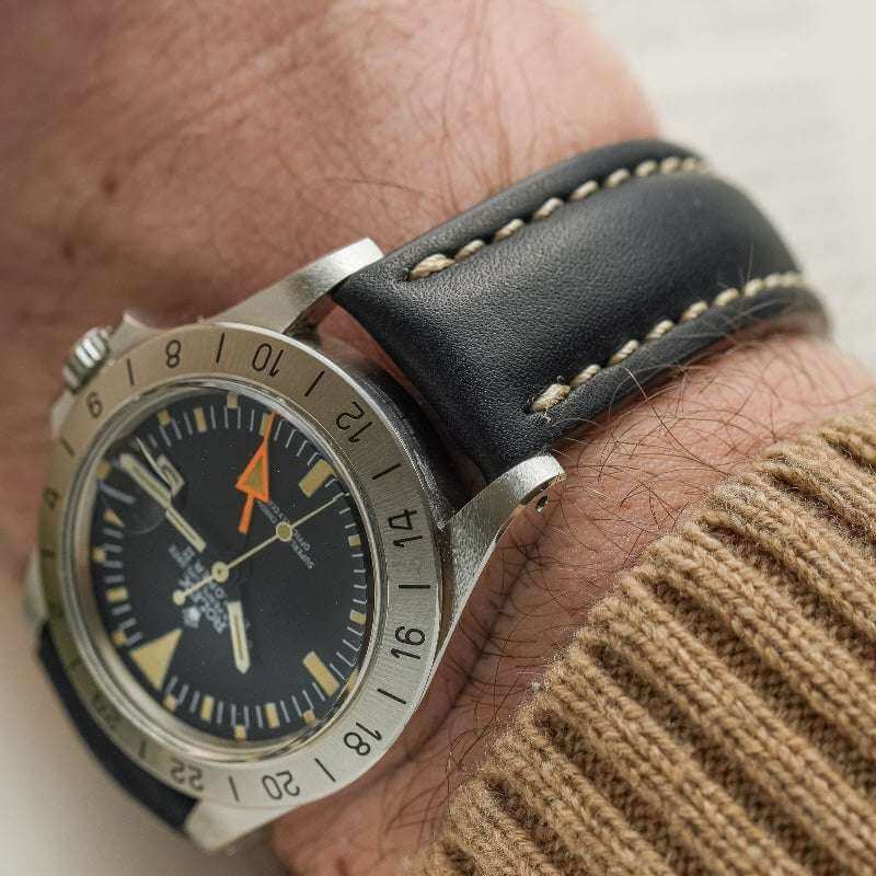 Ocean – Bombiertes Uhrenarmband aus deutschem Kalbleder - Image 2