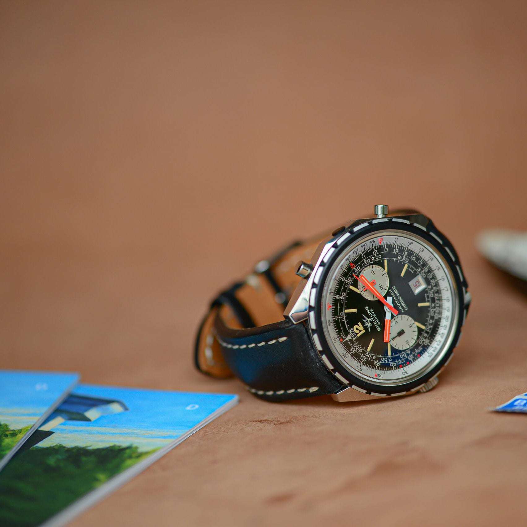 Ocean – Bombiertes Uhrenarmband aus deutschem Kalbleder - Image 4