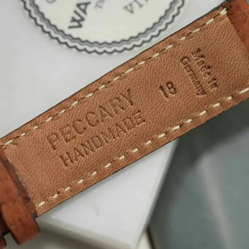 Peccary – Uhrenarmband aus edlem Peccaryleder - Image 3