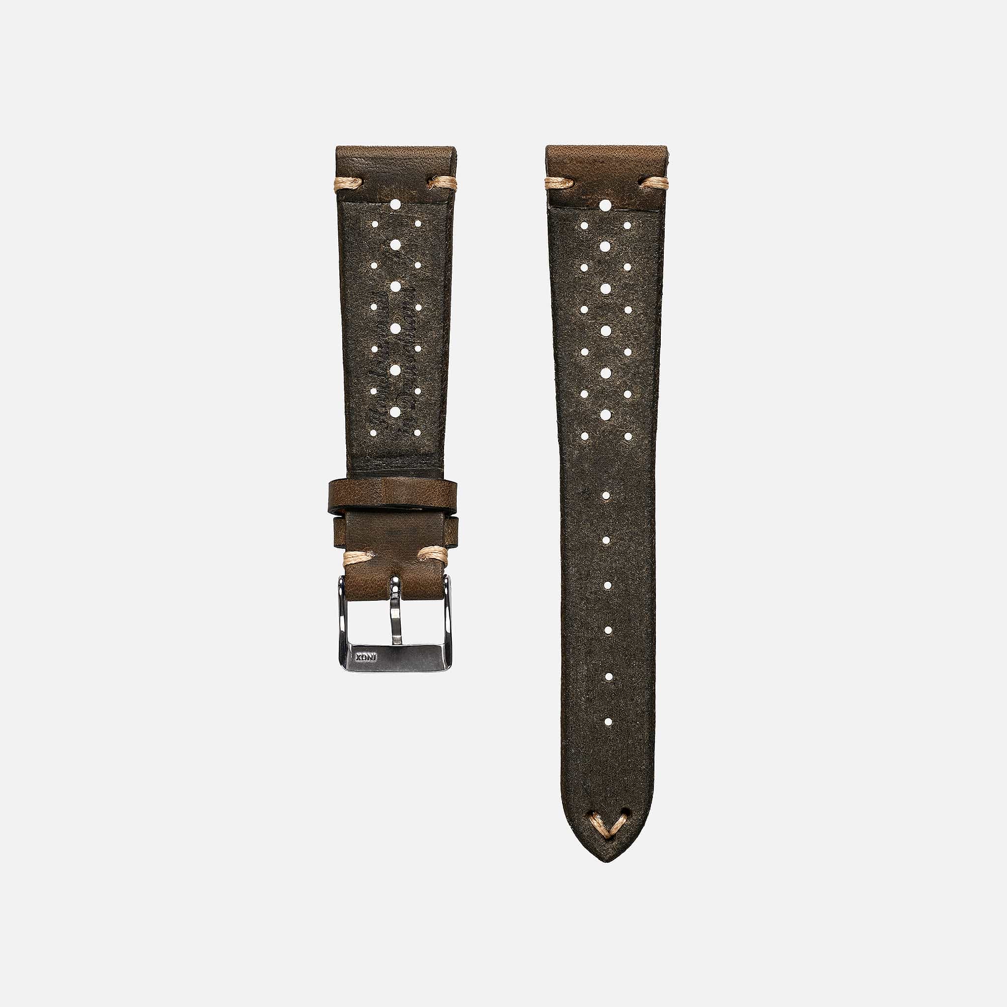 Hunter Racing – Uhrenarmband aus Leder im Racing-Stil - Image 4